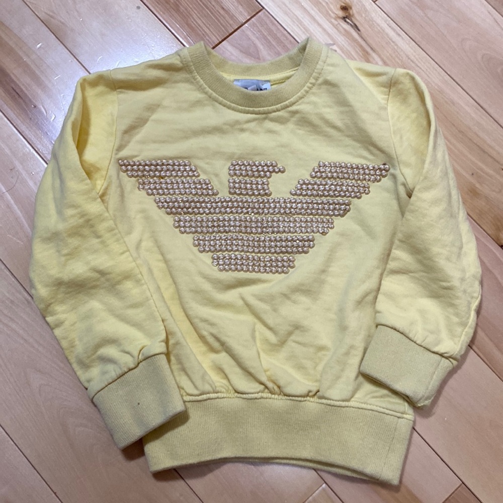 Armani Junior Sweatshirt Crewneck size 36 months (size 3T)